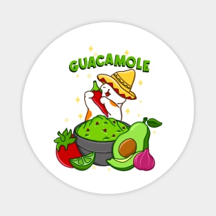 Fresh Guacamole Magnet